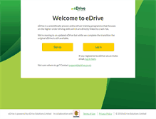 Tablet Screenshot of edrive.co.nz